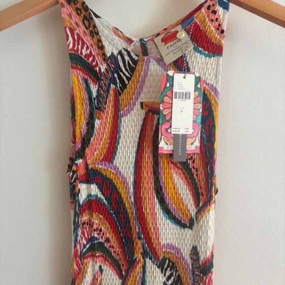 Farm Rio Banana Midi Dress NWT - Picture 3 of 9
